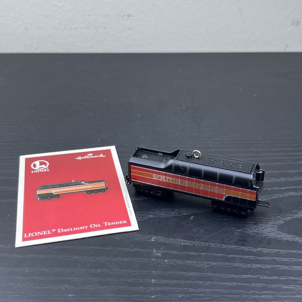 Hallmark QXI8249 Lionel SP Daylight Oil Tender Train Ornament NIB 2003